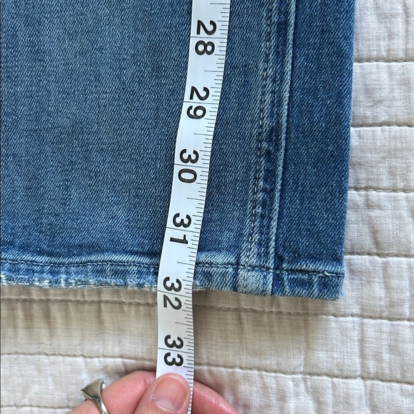 NWT Paige Sasha high-rise, wide leg jeans, medium wash 29” anthro Evereve - Picture 5 of 11